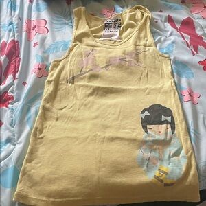 Harajuku Lovers Yellow Tank Top
